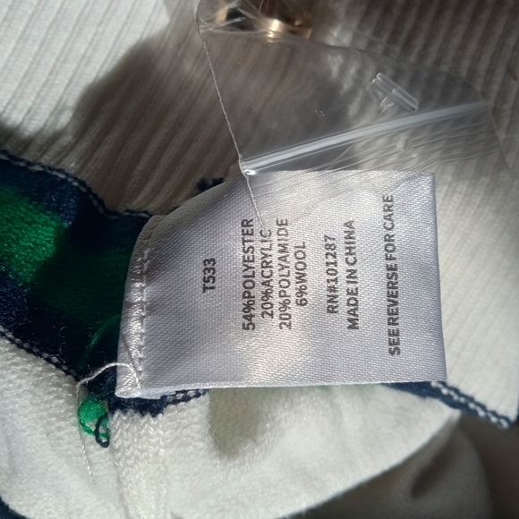 ⭐🆕 ALEXIA ADMOR ivory stripe cardigan - Picture 7 of 12